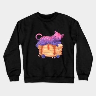 Cat Pancake Stack Crewneck Sweatshirt